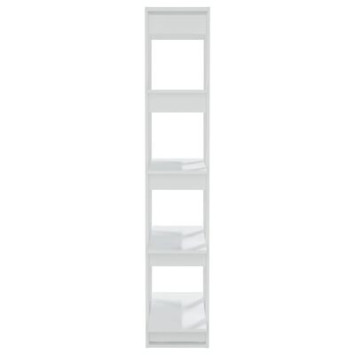 vidaXL Библиотека/разделител за стая, бяла, 80x30x160 см, ПДЧ