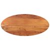 vidaXL Плот за маса, 110x50x3,8 см, овален, масивна акация