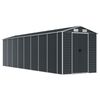vidaXL Градинска барака антрацит 191x725x198 см поцинкована стомана