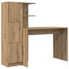 vidaXL Бюро Дъб 133.5 x 50 x 124 см 2 бр.