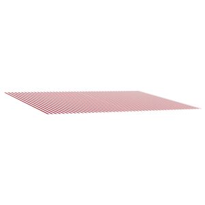vidaXL Резервен плат за тента Червено и бяло 300 x 250 cm Полиестер