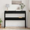 vidaXL Конзолна маса Черния дъб 80 x 30 x 102 см Инженерно дърво