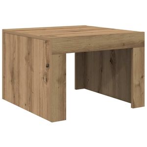 vidaXL Масичка за кафе Дъб 50 x 50 x 35 cm Инженерна дървесина