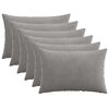 vidaXL Калъфка за възглавница 6 pcs HEERLEN Светлосиво 50 x 70 cm