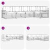 vidaXL Комплект дивани за открито 5 pcs Естествено и светло сиво
