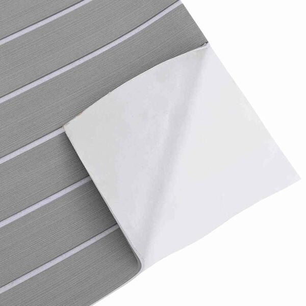 vidaXL Корабно покритие Светлосиво и бяло 240 x 60 cm EVA пяна