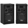 vidaXL Професионални пасивни Hifi сценични тонколони 2 бр 800 W черни