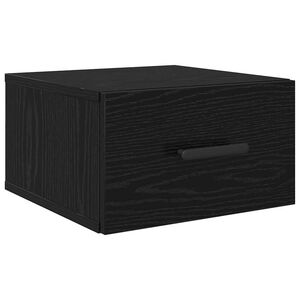vidaXL Нощен шкаф Черния дъб 35 x 35 x 20 см Инженерно дърво