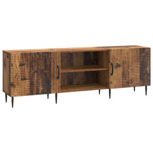 vidaXL ТВ шкаф 150 x 31 x 50 см Старо дърво Инженерна дървесина