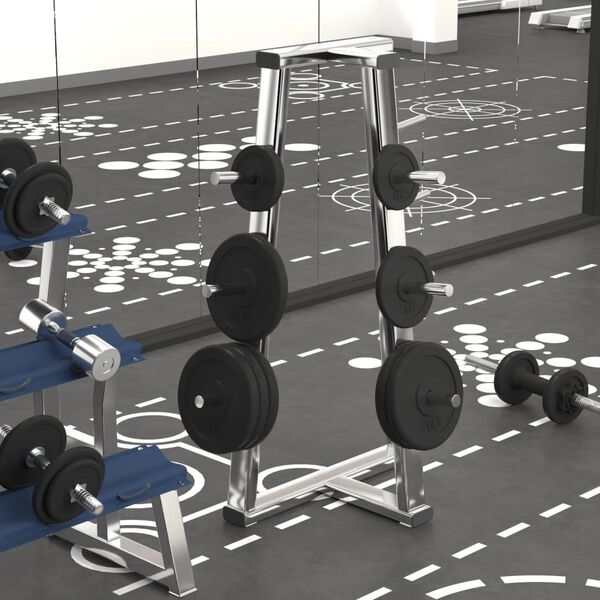 vidaXL Диск за тежести, 20 кг, чугун