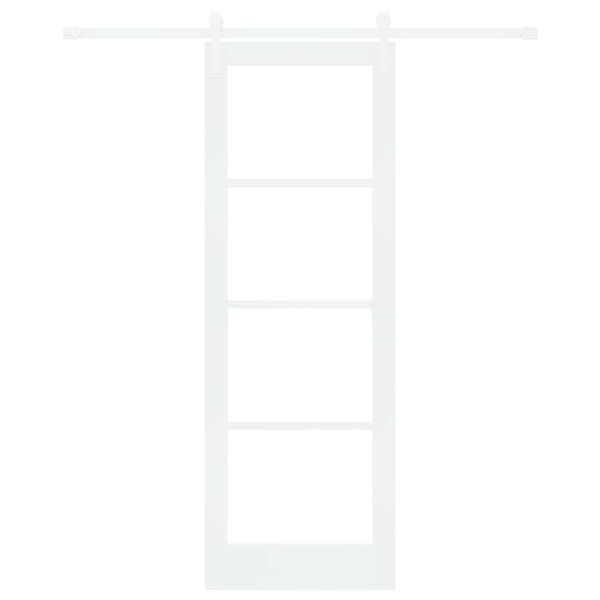 vidaXL Преплъзваща се врата ORKDAL Бяло 73,5 x 211 см