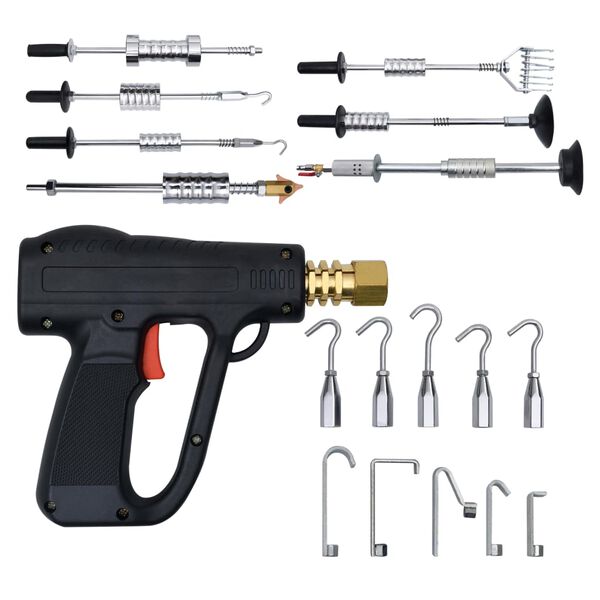 vidaXL Комплект плъзгащи чукове от 18 части