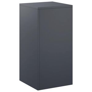 vidaXL Стойка за растения Антрацит 30 x 30 x 60 cm Неръждаема стомана