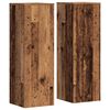 vidaXL Стойки за растения 2 бр старо дърво 33x33x100см инженерно дърво