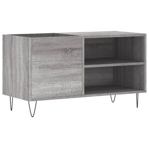vidaXL Шкаф за винилови плочи сив сонома 85x38x48 см инженерно дърво