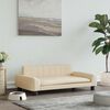vidaXL Кучешко легло кремаво 90x53x30 см текстил