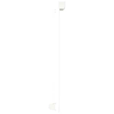 vidaXL Външна ролетна щора, алуминий, 110x220 см, бяла