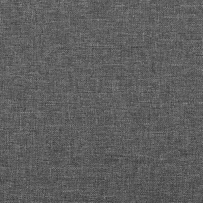 vidaXL Горни табли за легло, 4 бр, тъмносива, 100x7x78/88 см, плат