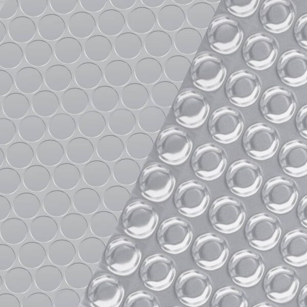 vidaXL Покривало за басейн, сребристо, 300 см, PE