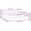 vidaXL Боксспринг легло с матраци, тъмносиво, 180x220 см, кадифе