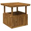 vidaXL Натурално 80,5 x 80 x 75/44,5 см