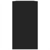 vidaXL Долен шкаф за мивка, черен, 63x29x55 см, инженерно дърво