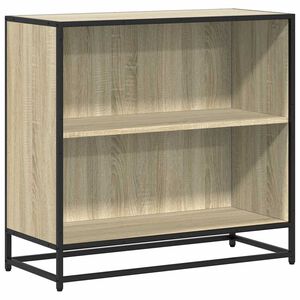 vidaXL Шкаф за книги Дъб Сонома 80,5x35x76 cm Инженерна дървесина