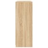 vidaXL Сайдборди с LED осветление, 3 бр, дъб сонома, инженерно дърво
