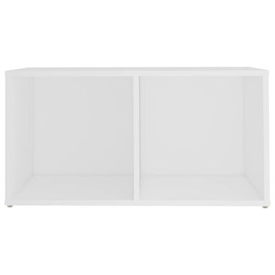 vidaXL ТВ шкаф, бял, 72x35x36,5 см, ПДЧ
