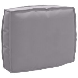 vidaXL Възглавница Сив 50 x 40 x 12 cm Оксфордска тъкан