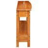 vidaXL Конзолна маса с чекмедже Естествен 115 x 32 x 76 см