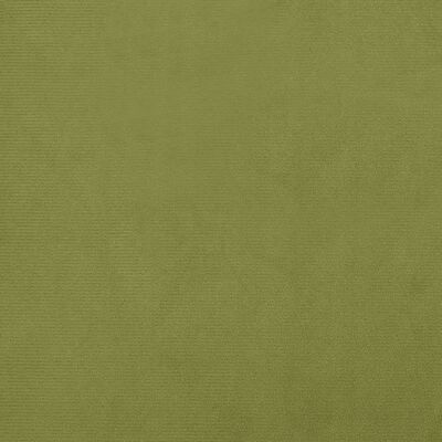 vidaXL Табуретка, светлозелена, 60x60x36 см, кадифе