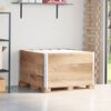 vidaXL Палетни страници, 3 бр, 100x100 см, борова дървесина масив