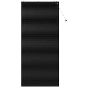 vidaXL Венецианска щора Черно 115 x 250 см 35 mm