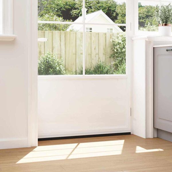 vidaXL Самозалепващи се четки за уплътняване на врати 12 pcs Бяло