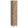 vidaXL Комплект шкафове 2 pcs 33 x 34,5 x 90 см Инженерна дървесина