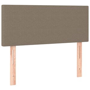 vidaXL Горна табла за легло, таупе, 80x5x78/88 см, плат