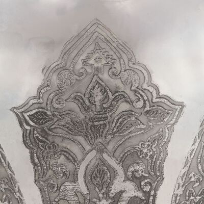 vidaXL Средновековна рицарска бронежилетка реплика ЛАРП сребро стомана