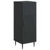 vidaXL Служебен шкаф Черно 33 x 34,5 x 89,5 см Инженерна дървесина