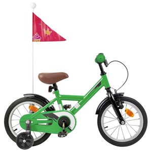 vidaXL Детски Велосипед 12 инча за 2-4 години Зелено