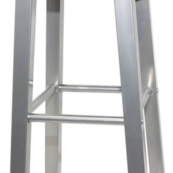 vidaXL Бар табуретки, 4 бр, сребристо и кафяво, МДФ