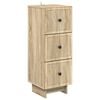 vidaXL Чекмеджетен шкаф Дъб сонома 33 x 34,5 x 90 см