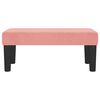 vidaXL Пейка, розова, 70x30x30 см, кадифе