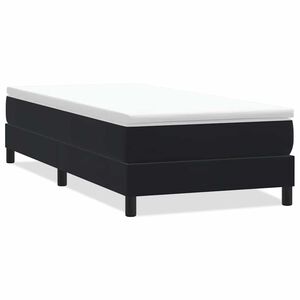vidaXL Box Spring Легло без матрак Черно 80x220 cm Кадифе