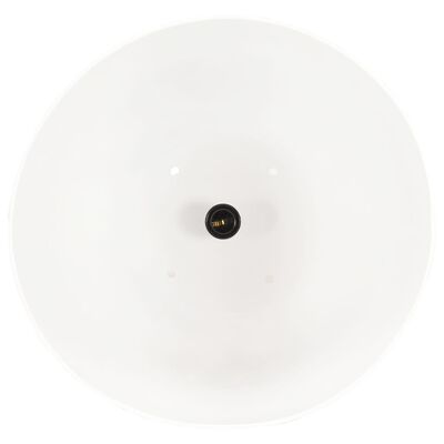 vidaXL Индустриална пенделна лампа 25 W бяла кръгла 42 см E27