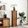 vidaXL Стойка за витрини със съхранение 31x30x90 см инженерно дърво