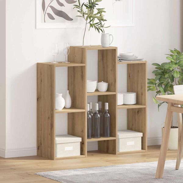 vidaXL Служебен шкаф Дъб 90 x 30 x 90 cm