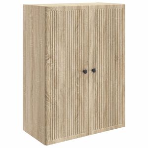 vidaXL Стенно шкафче Дъб сонома 66 x 34,5 x 90 см Инженерна дървесина