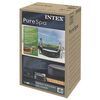 INTEX Спа покривало Тъмносиво 180 x 180 cm PVC и PU