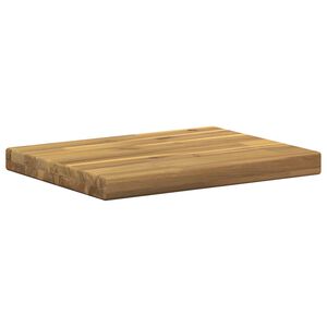 vidaXL Правоъгълен плот за маса 90 x 50 x 3,5 см Правоъгълна Бяло